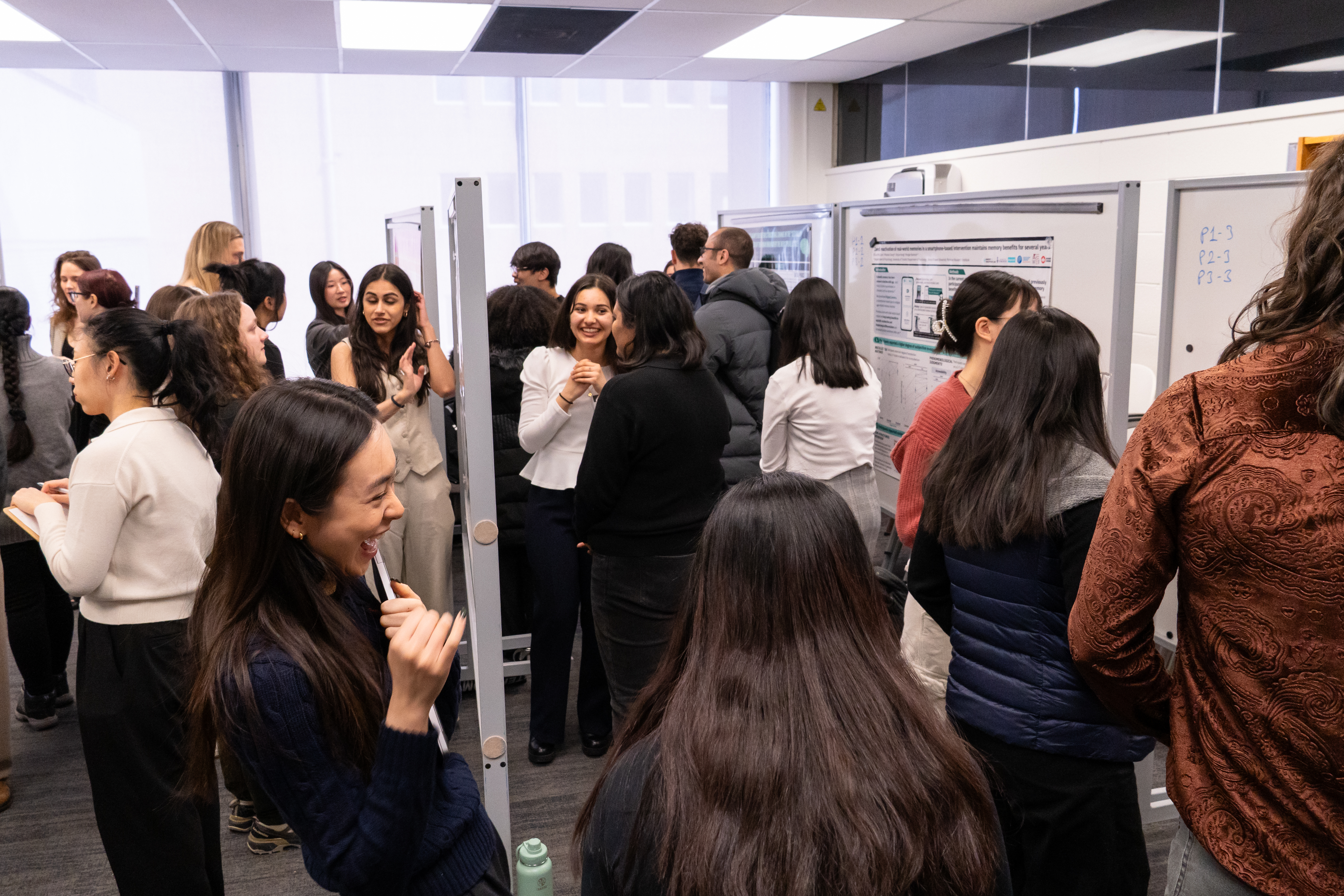 A busy poster session